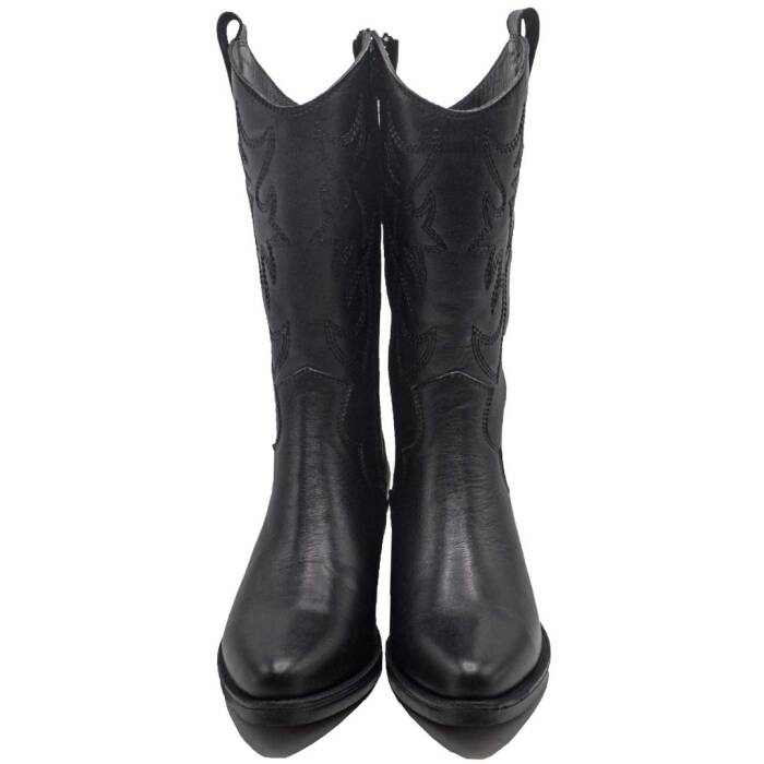 Venus Women's Leather Ankle Boots - Black 25440005K - 5