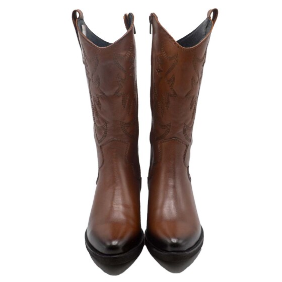 Venus Women's Leather Ankle Boots - Tan 25440005K - 5