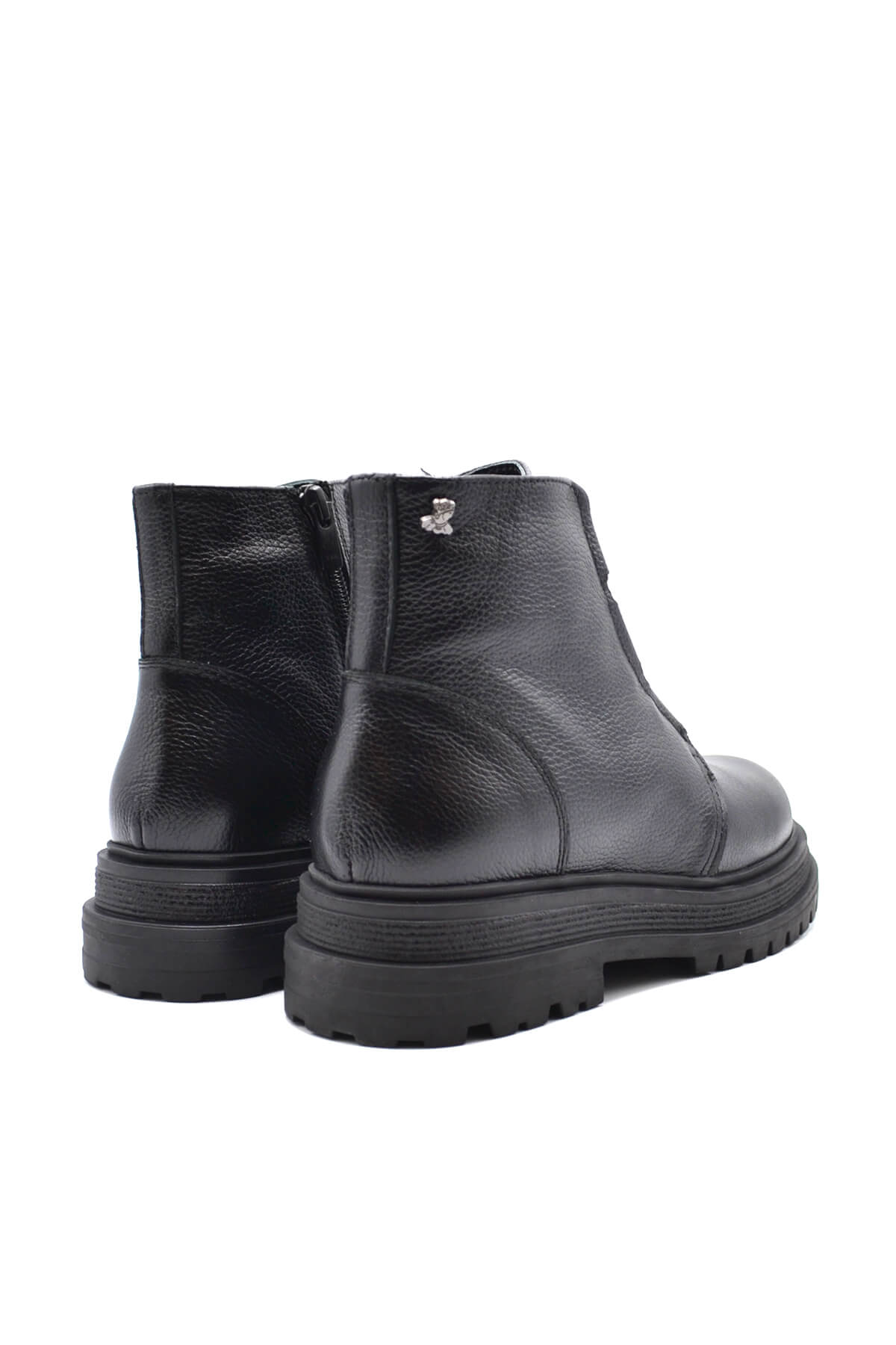 Venus Women's Leather Casual Ankle Boots - Black 2152102K - 4