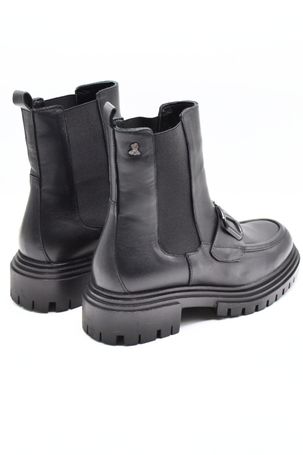 Venus Women's Leather Casual Ankle Boots - Black 2253802K - 3