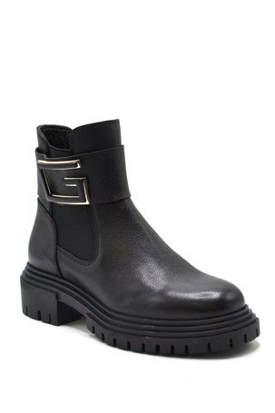 Venus Women's Leather Casual Ankle Boots - Black 2253852K - 3
