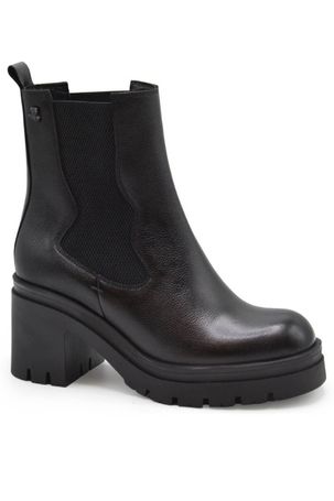 Venus Women's Leather Casual Ankle Boots - Black 2351305K - 7
