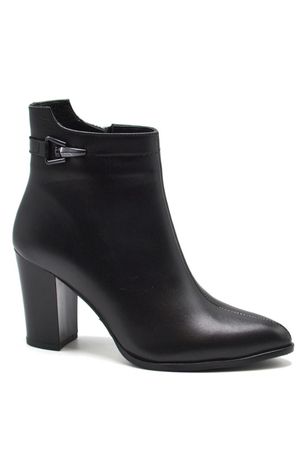 Venus Women's Leather Casual Ankle Boots - Black 2355801K - 7