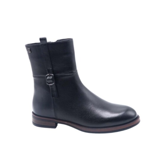 Venus Women's Leather Casual Ankle Boots - Black 2552701K