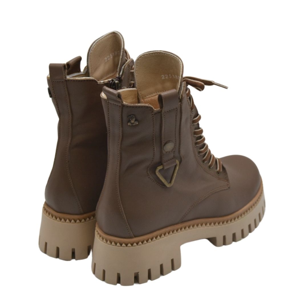 Venus Women's Leather Casual Ankle Boots - Mink Taupe 2251801K - 3