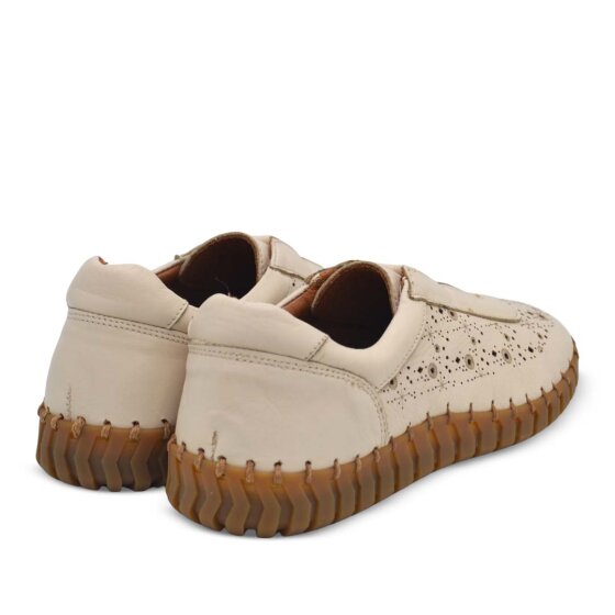 Venus Women's Leather Casual Shoes - Beige 2010730Y - 3