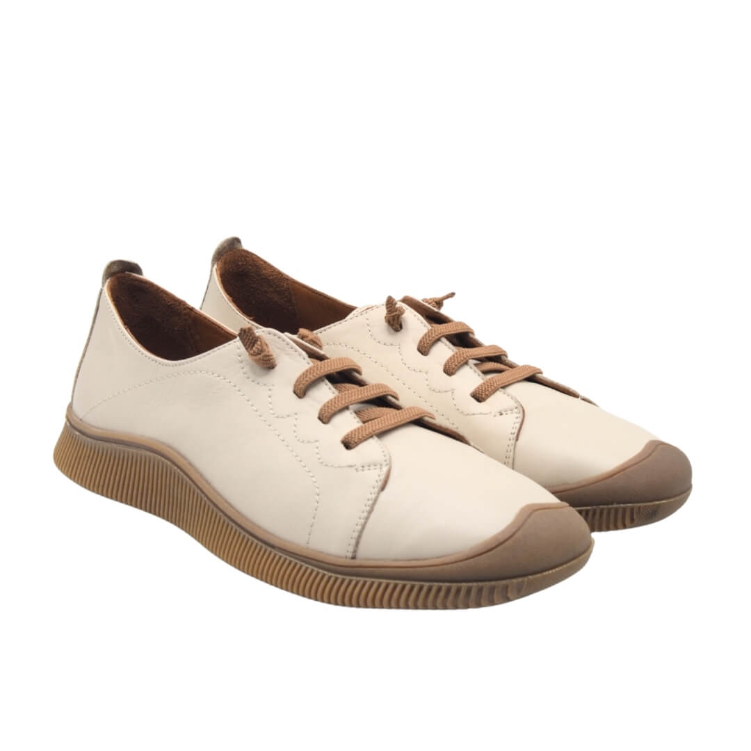 Venus Women's Leather Casual Shoes - Beige 2413504Y - 1