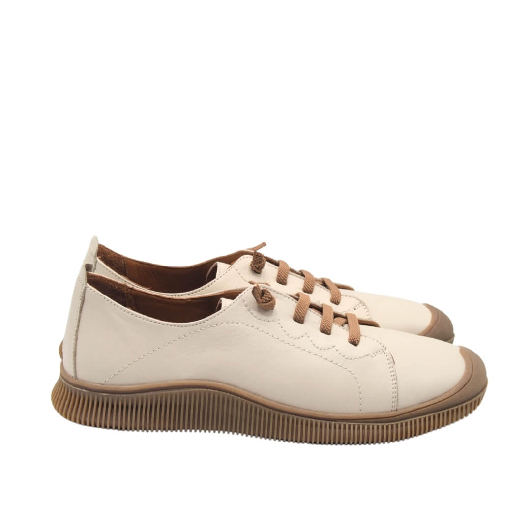 Venus Women's Leather Casual Shoes - Beige 2413504Y (1)