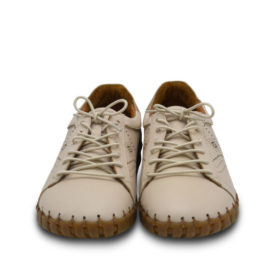 Venus Women's Leather Casual Shoes - Beige/Nude 2010729Y - 6