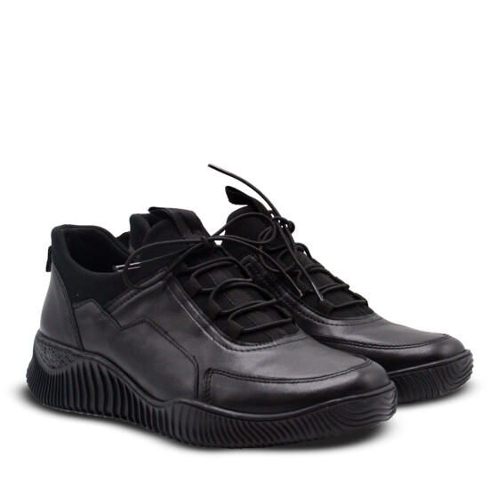 Venus Women's Leather Casual Shoes - Black 1953831K - 1