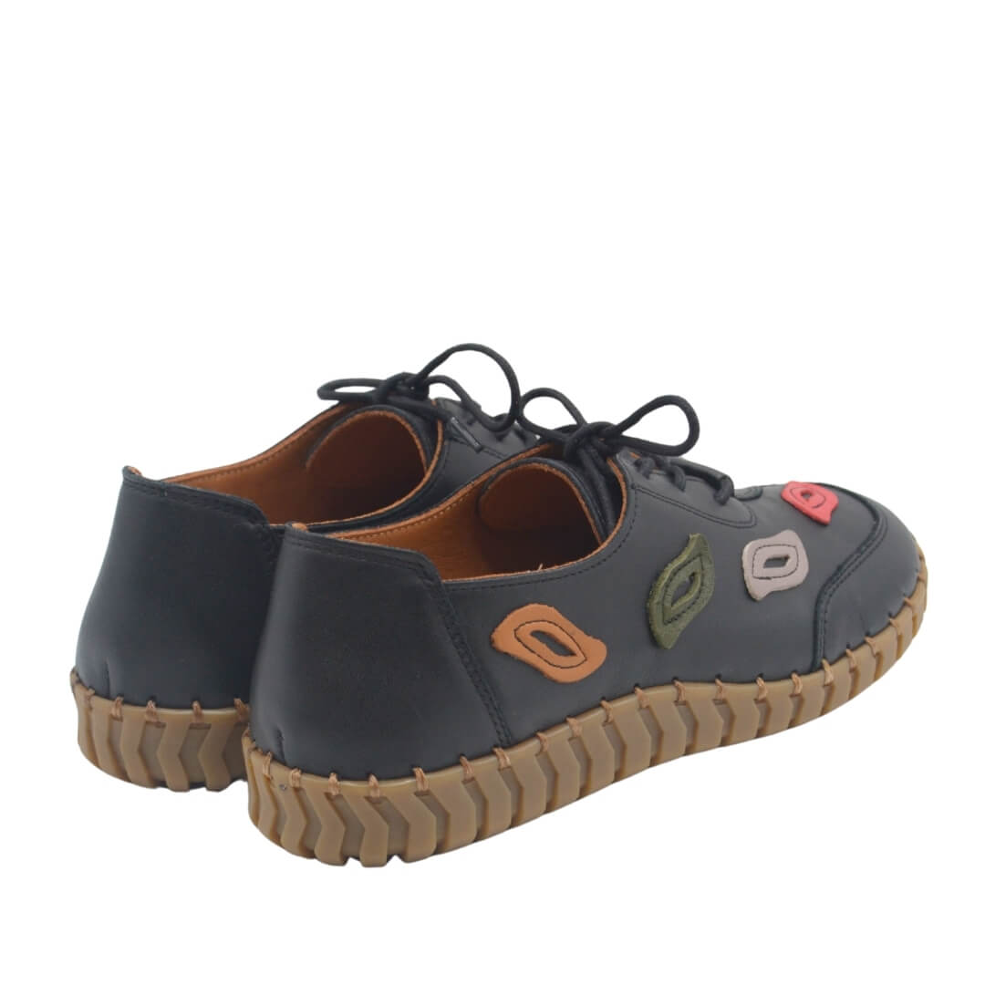 Venus Women's Leather Casual Shoes - Black 2010727Y - 4