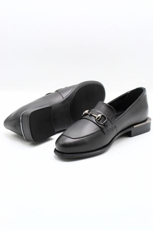 Venus Women's Leather Casual Shoes - Black 2050126K - 5