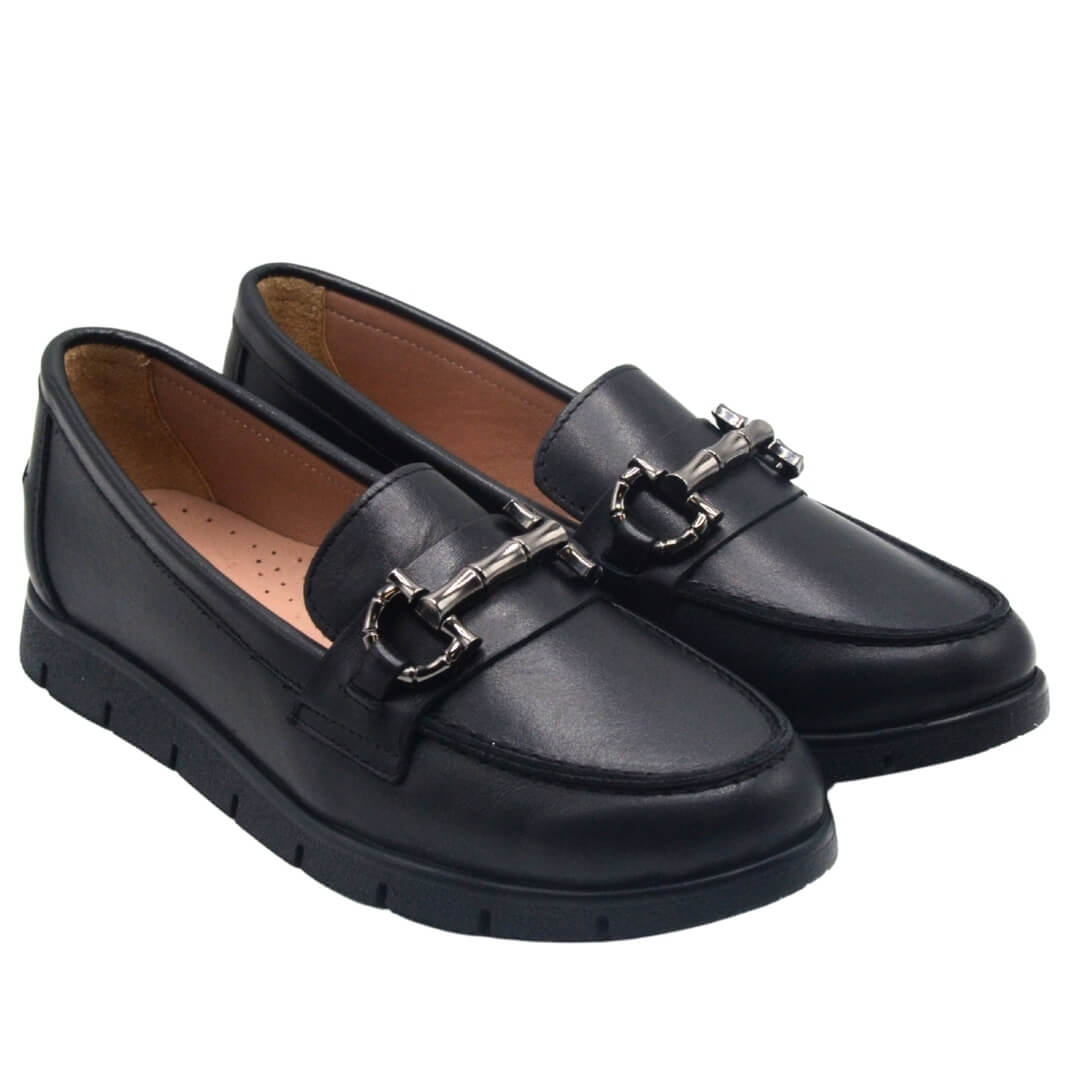 Venus Women's Leather Casual Shoes - Black 25076042Y