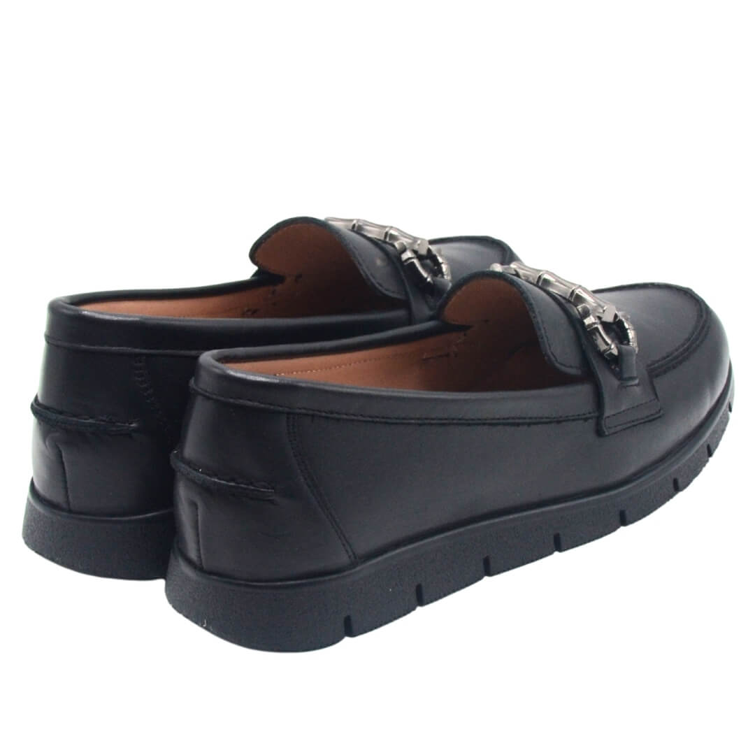 Venus Women's Leather Casual Shoes - Black 25076042Y - 3