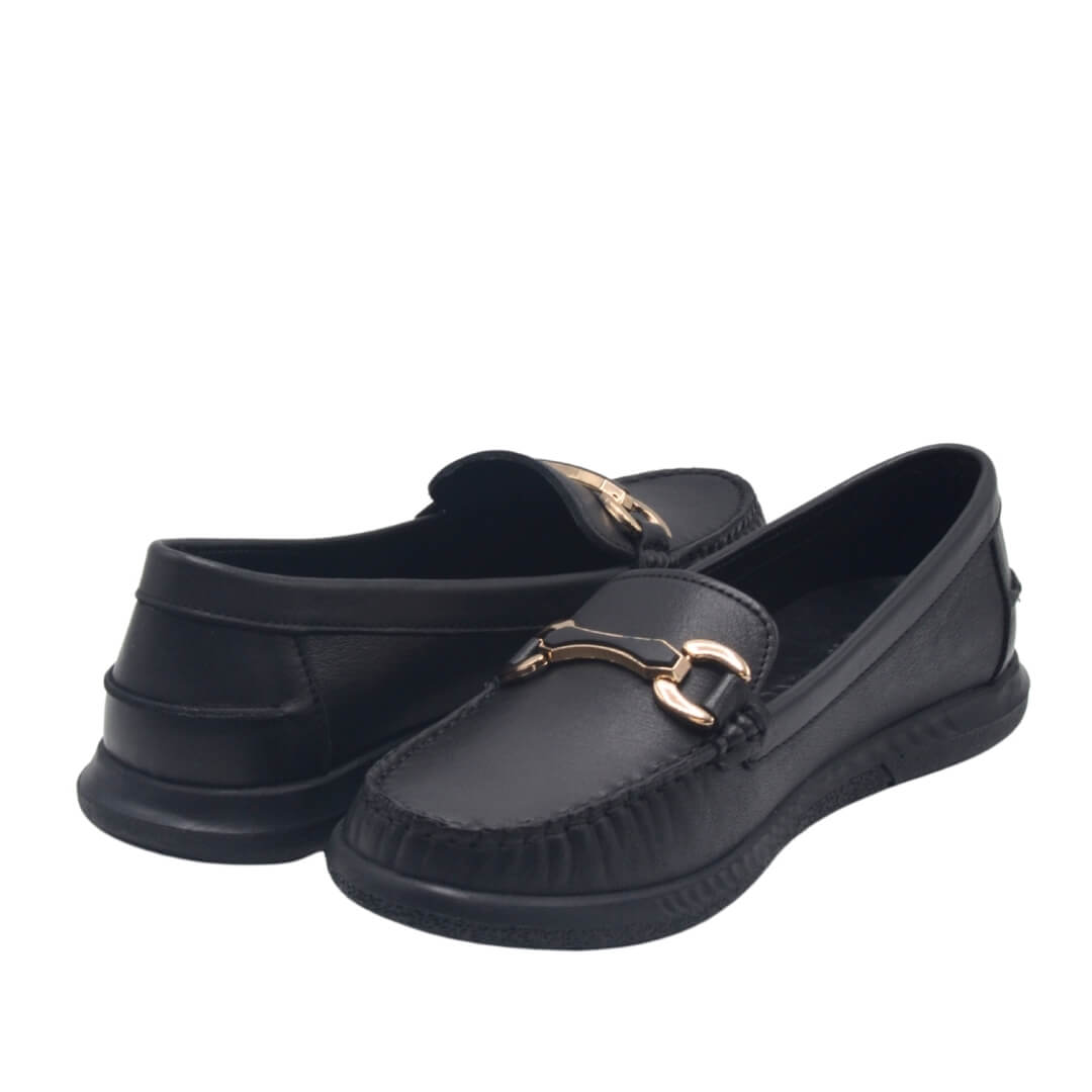 Venus Women's Leather Casual Shoes - Black 25484103Y - 4