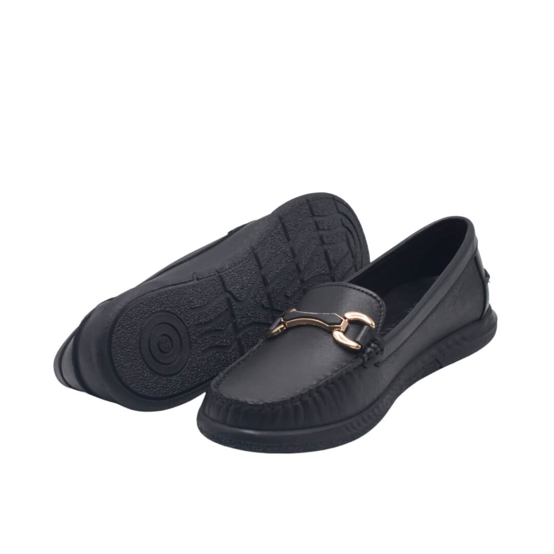 Venus Women's Leather Casual Shoes - Black 25484103Y - 5