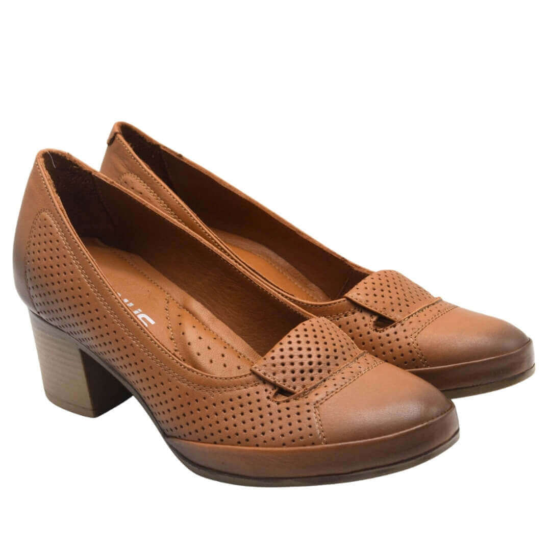 Venus Women's Leather Casual Shoes - Tan 1911984Y