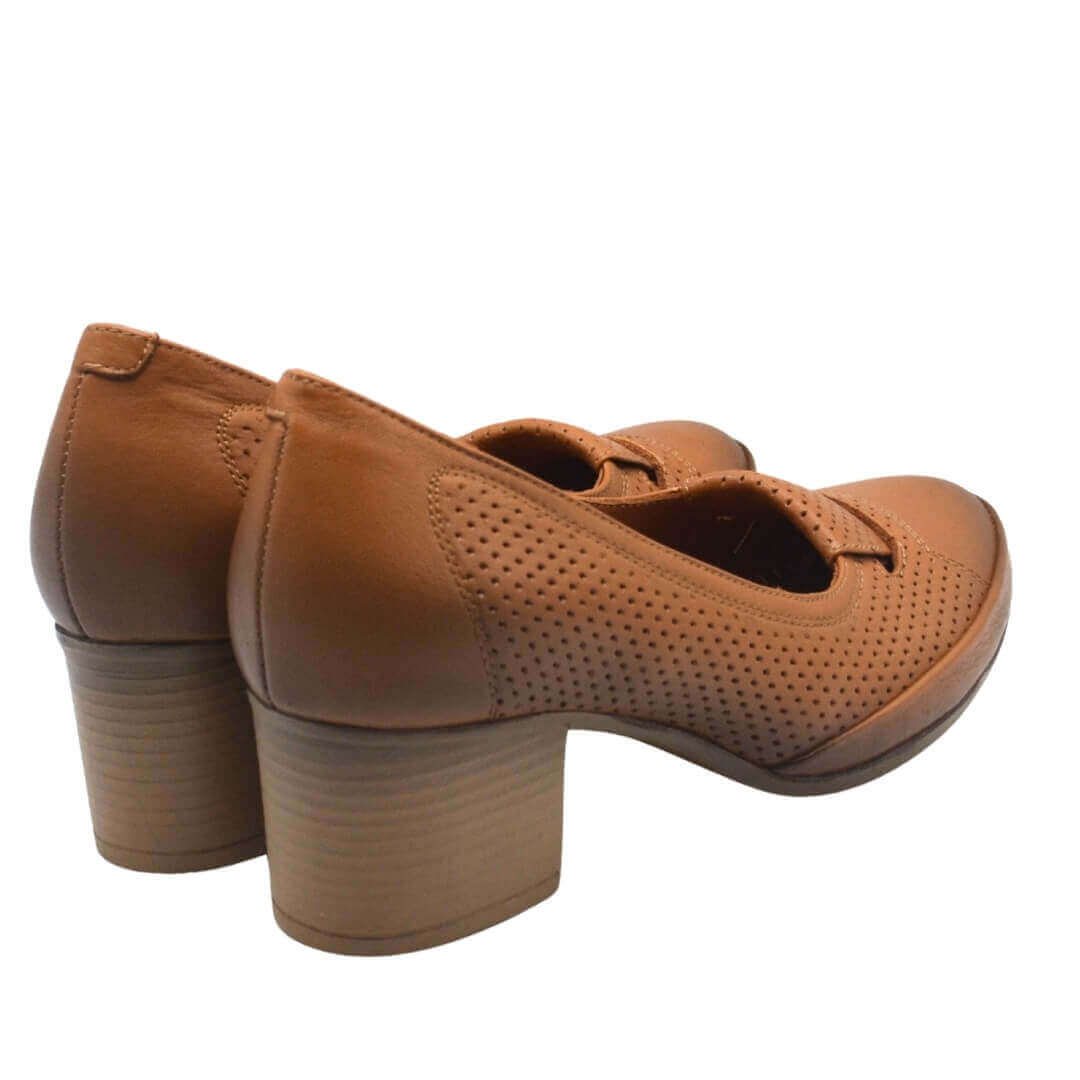 Venus Women's Leather Casual Shoes - Tan 1911984Y - 3
