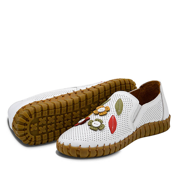 Venus Women's Leather Casual Shoes - White 2010719Y - 4