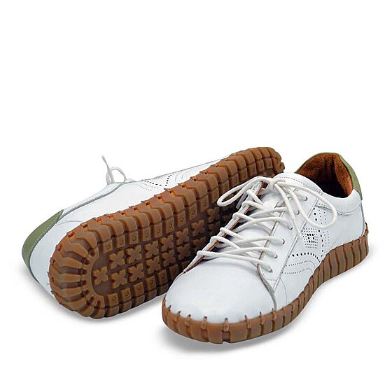 Venus Women's Leather Casual Shoes - White 2010729Y - 5