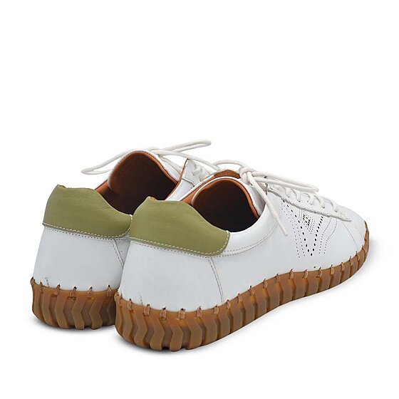 Venus Women's Leather Casual Shoes - White 2010729Y - 3