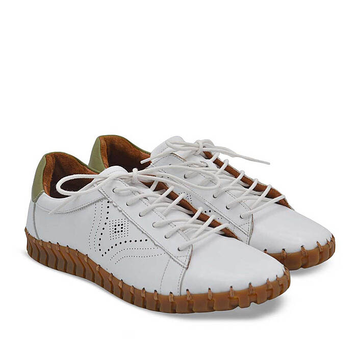 Venus Women's Leather Casual Shoes - White 2010729Y - 1