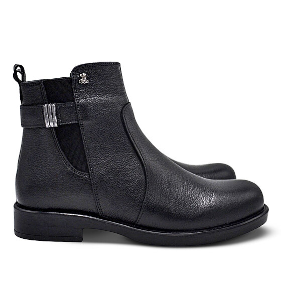 Venus Women's Leather Comfort Boots - Black 1852533K (1)