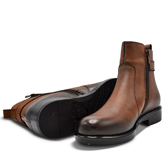 Venus Women's Leather Comfort Boots - Tan 1852533K - 4