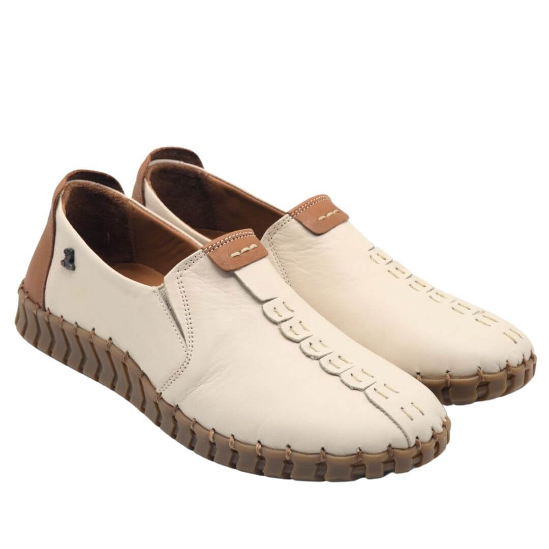 Venus Women's Leather Comfort Shoes - Beige 2010725Y - 1