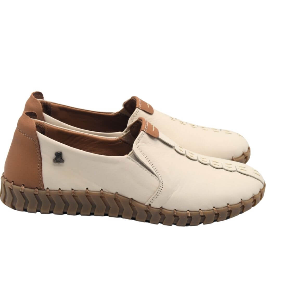 Venus Women's Leather Comfort Shoes - Beige 2010725Y - 2