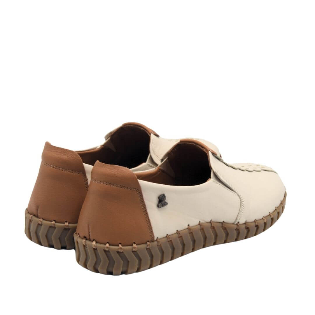 Venus Women's Leather Comfort Shoes - Beige 2010725Y - 3