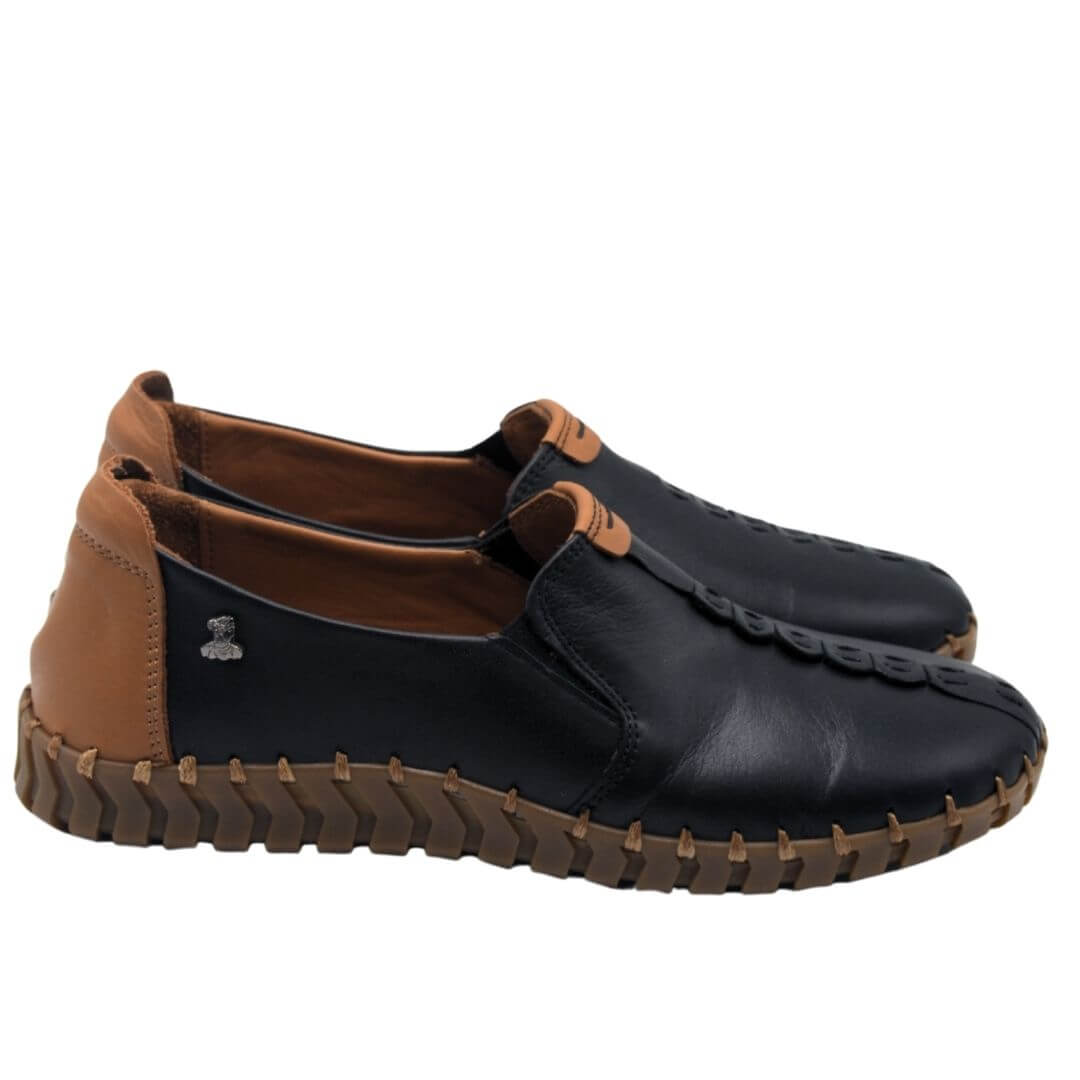 Venus Women's Leather Comfort Shoes - Black 2010725Y (1)