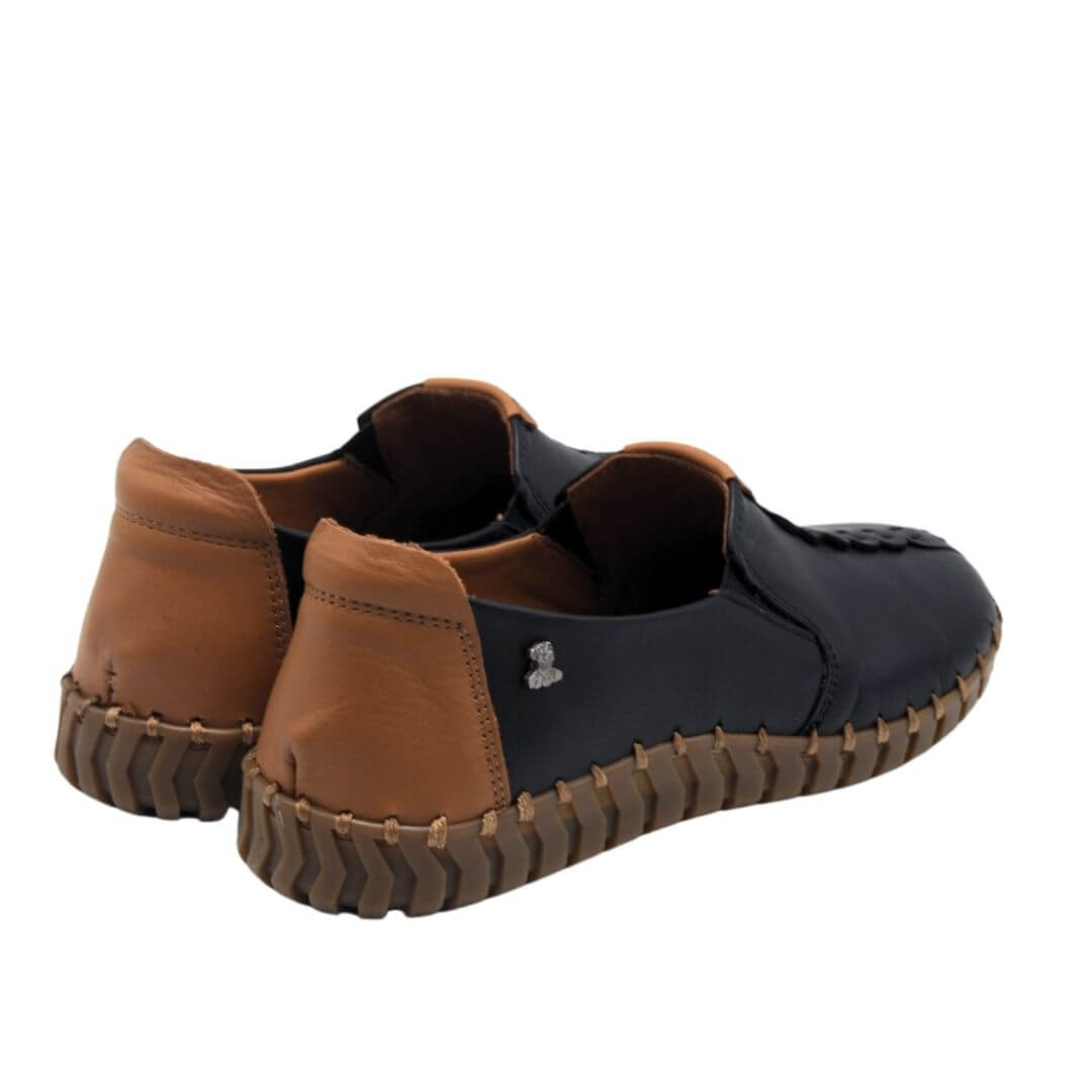 Venus Women's Leather Comfort Shoes - Black 2010725Y - 3