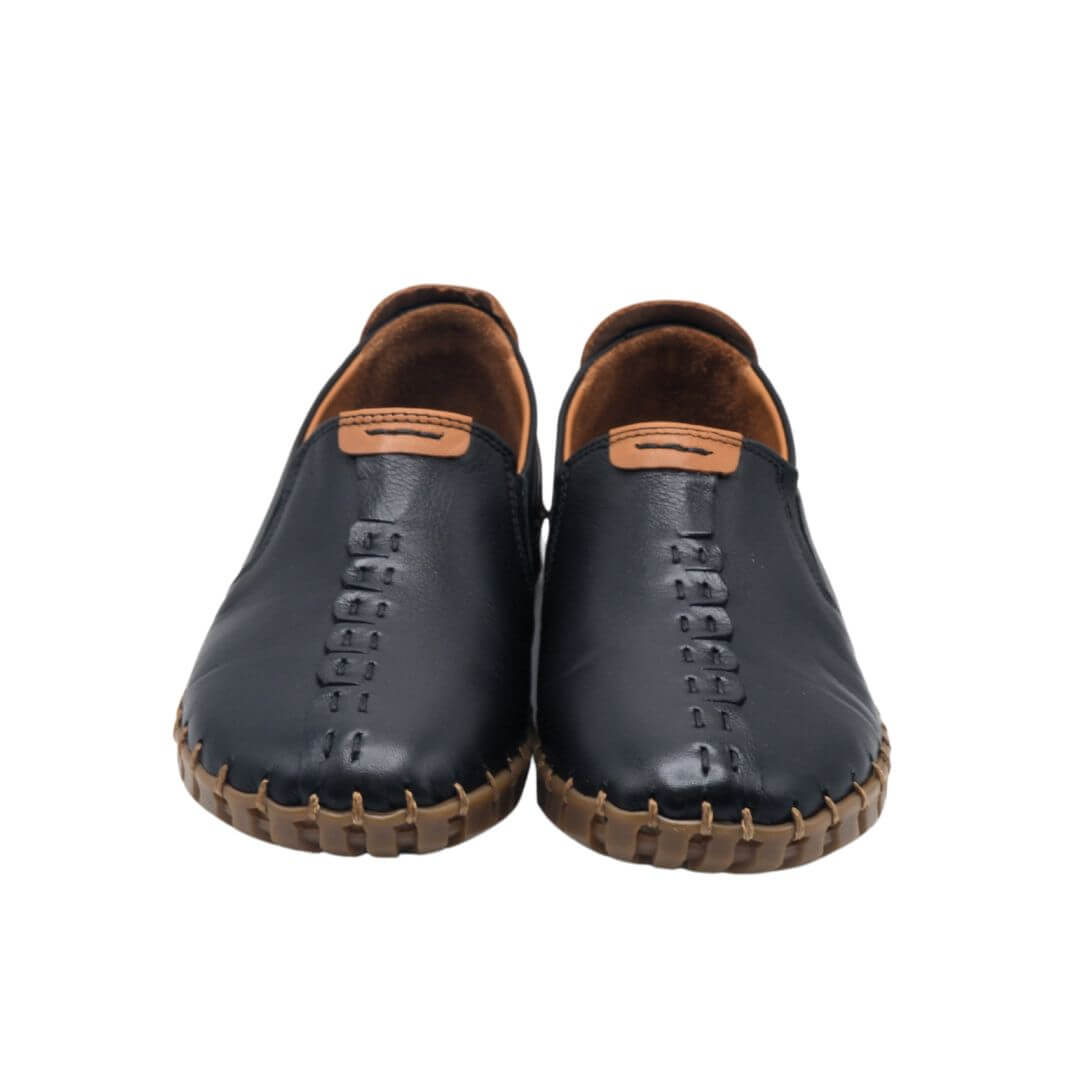 Venus Women's Leather Comfort Shoes - Black 2010725Y - 6