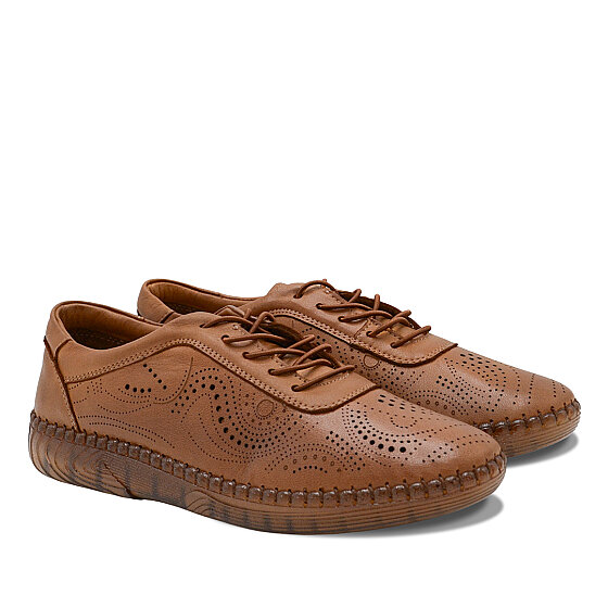 Venus Women's Leather Comfort Shoes - Tan 26370011Y
