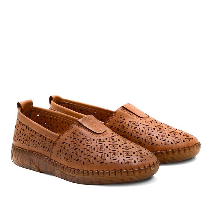 Venus Women's Leather Comfort Shoes - Tan 26370013Y - 1