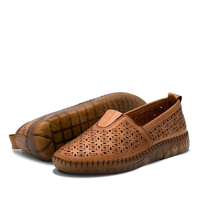 Venus Women's Leather Comfort Shoes - Tan 26370013Y - 4
