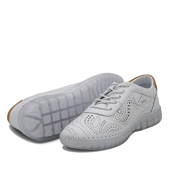 Venus Women's Leather Comfort Shoes - White 26370011Y - 4