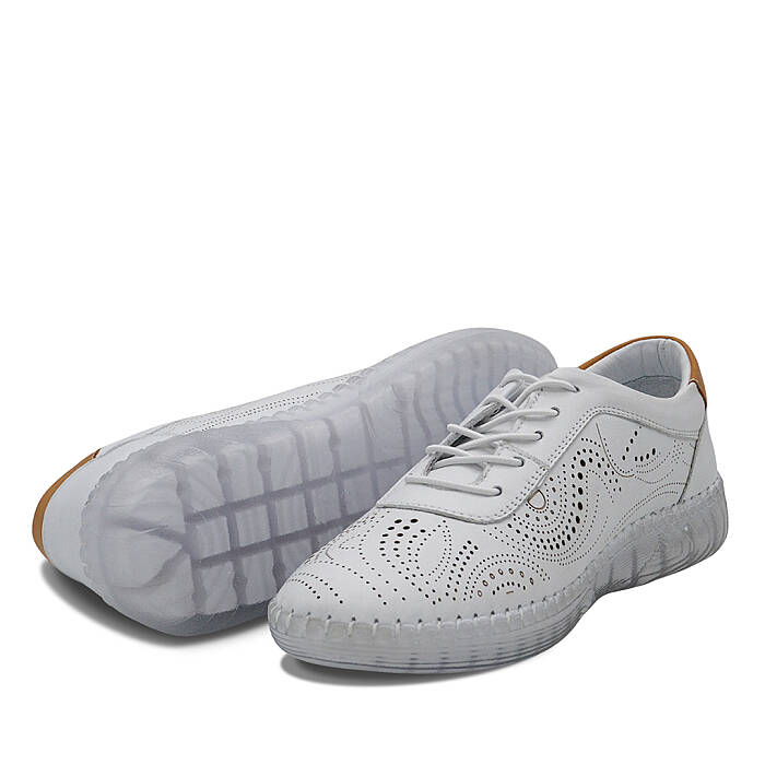 Venus Women's Leather Comfort Shoes - White 26370011Y - 4