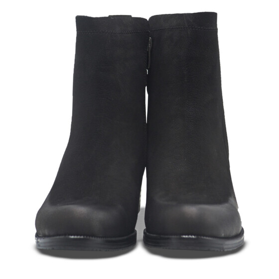 Venus Women's Leather Heeled Boots - Black 25030301K - 6