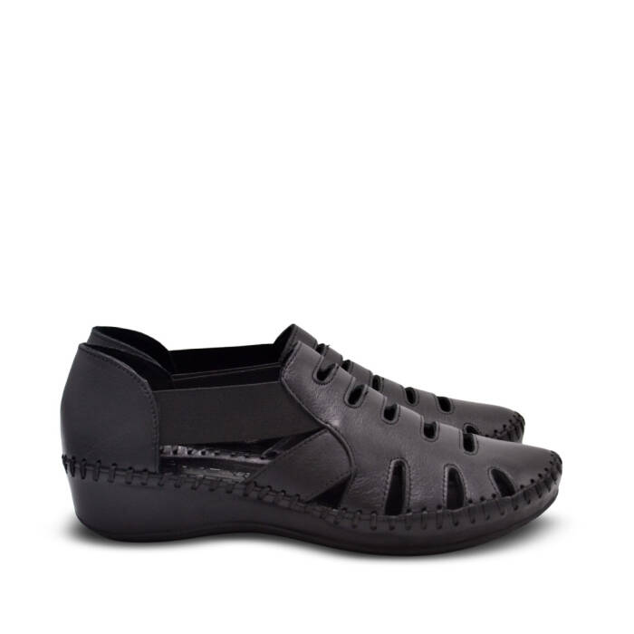 Venus Women's Leather Heeled Sandals - Black 18791395Y - 2