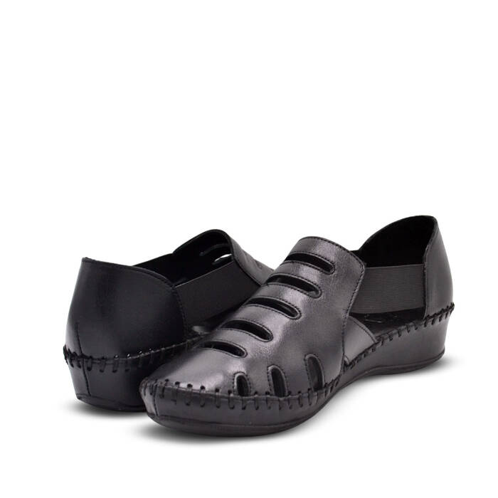 Venus Women's Leather Heeled Sandals - Black 18791395Y - 4