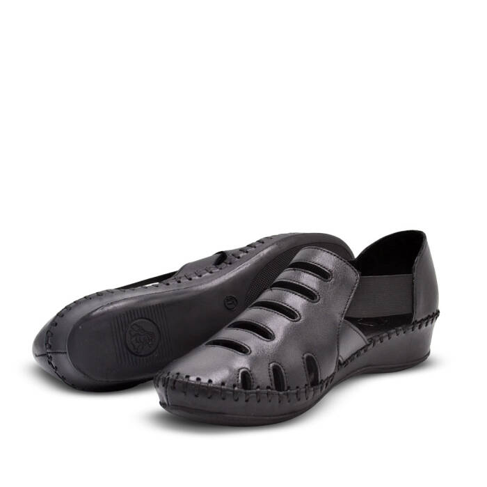 Venus Women's Leather Heeled Sandals - Black 18791395Y - 5