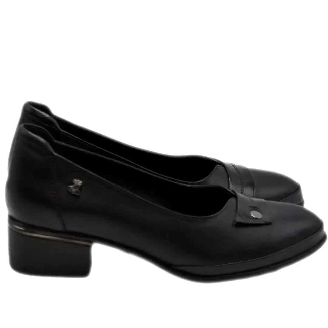 Venus Women's Leather Heeled Shoes - Black 2312531Y (1)