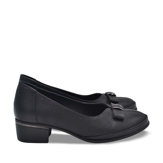 Venus Women's Leather Heeled Shoes - Black 2312535Y (1)