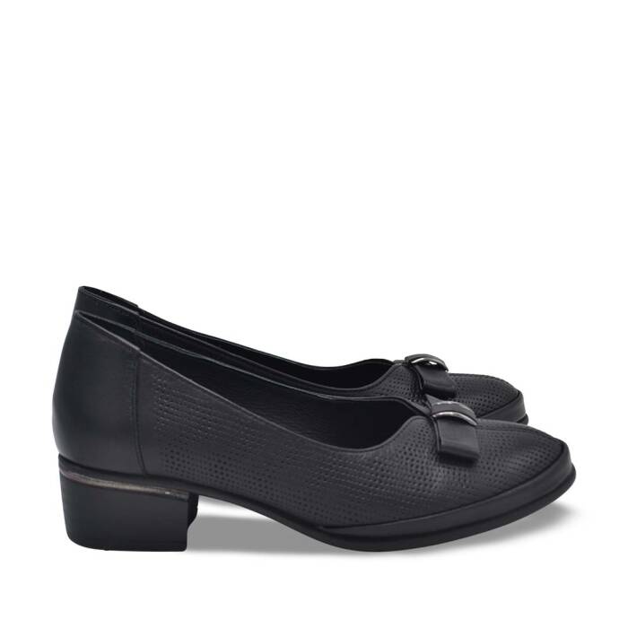 Venus Women's Leather Heeled Shoes - Black 2312535Y - 2