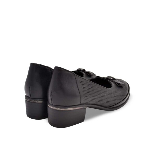 Venus Women's Leather Heeled Shoes - Black 2312535Y - 3