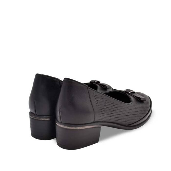 Venus Women's Leather Heeled Shoes - Black 2312535Y - 3