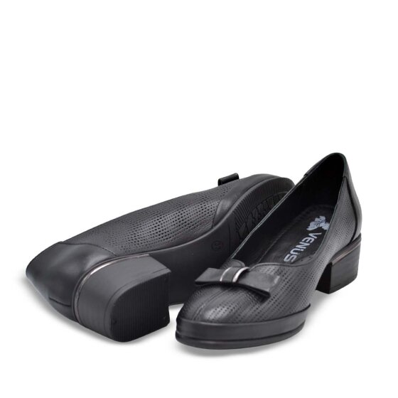 Venus Women's Leather Heeled Shoes - Black 2312535Y - 5