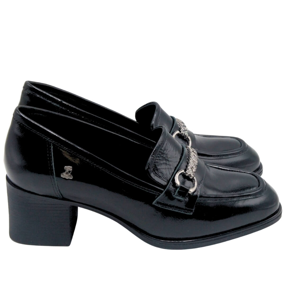 Venus Women's Leather Heeled Shoes - Black 2512701Y - 2